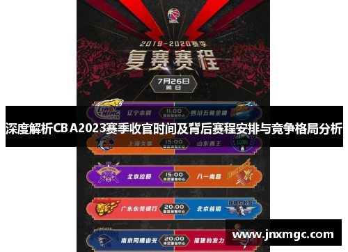 深度解析CBA2023赛季收官时间及背后赛程安排与竞争格局分析